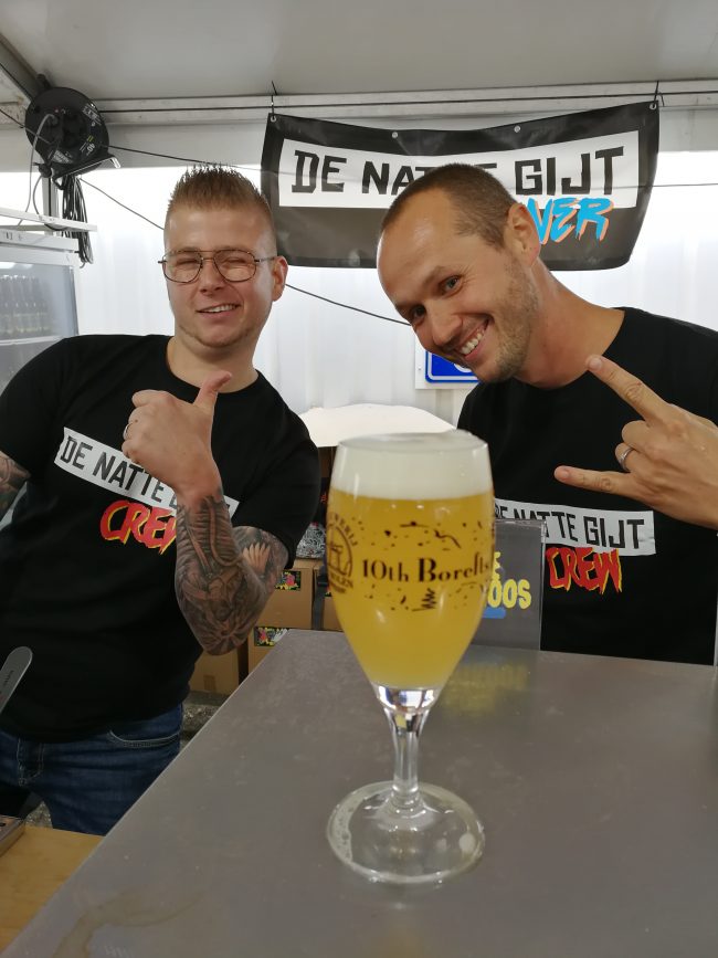 Marc en crew op Borefts