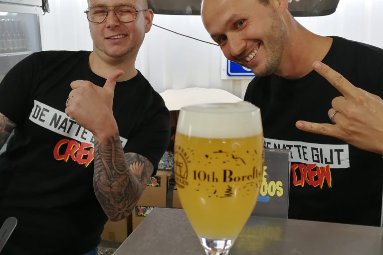 Marc en crew op Borefts